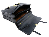 CHURCHILL. The Briefcase (YOKOYA JAPAN NEW Solid Brass Lock and Buckles)